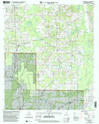 Harperville 2000 topographic map thumbnail