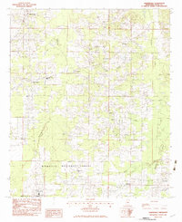 Harperville 1982 topographic map thumbnail