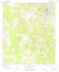 Hazlehurst 1963 topographic map thumbnail