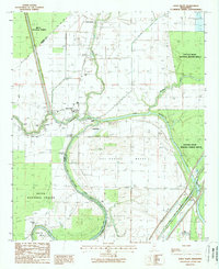 Holly Bluff 1988 topographic map thumbnail
