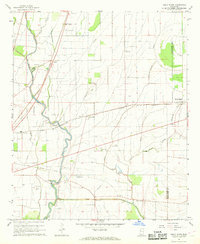Holly Ridge 1967 topographic map preview