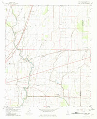 Holly Ridge 1967 topographic map thumbnail