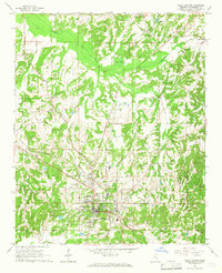 Holly Springs 1965 topographic map thumbnail