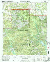 Holly Springs SE 2000 topographic map thumbnail