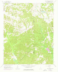 Holly Springs SE 1964 topographic map thumbnail