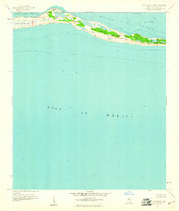 Horn Island West 1960 topographic map thumbnail
