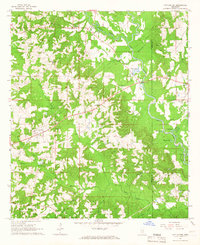 Hot Coffee 1965 topographic map thumbnail