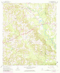 Hot Coffee 1965 topographic map thumbnail