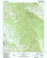 Houston East 1987 topographic map thumbnail