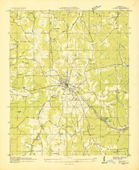 Iuka 1935 topographic map thumbnail