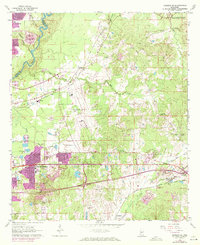 Jackson SE 1963 topographic map thumbnail