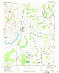 Jonestown 1969 topographic map thumbnail