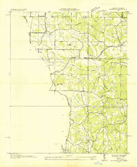 Kendrick 1936 topographic map thumbnail