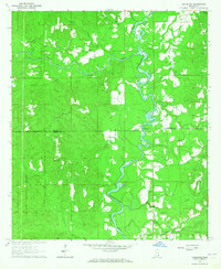Knobtown 1964 topographic map thumbnail