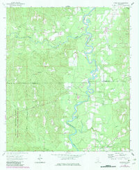 Knobtown 1964 topographic map thumbnail