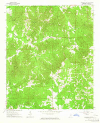 Kosciusko NE 1964 topographic map thumbnail