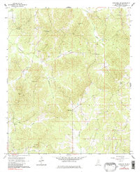 Kosciusko NE 1964 topographic map thumbnail