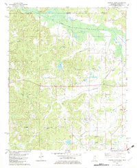 Kossuth North 1982 topographic map thumbnail