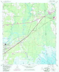 Kreole 1958 topographic map thumbnail