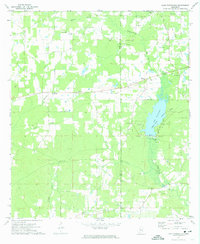 Lake Tangipahoa 1972 topographic map thumbnail