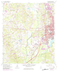 Laurel West 1964 topographic map thumbnail