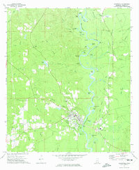 Leakesville 1972 topographic map thumbnail