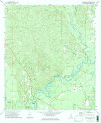 Leakesville SW 1973 topographic map thumbnail