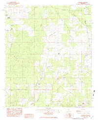 Leesburg 1982 topographic map thumbnail