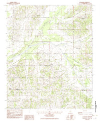 Lewisburg 1982 topographic map thumbnail