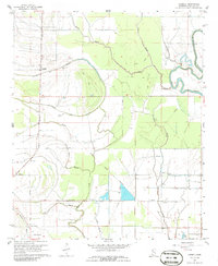 Lobdell 1967 topographic map thumbnail