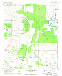 Lobdell 1967 topographic map thumbnail