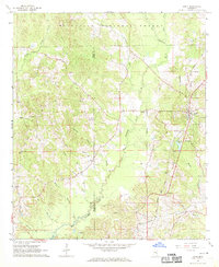 Louin 1968 topographic map thumbnail