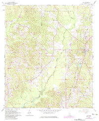 Louin 1968 topographic map thumbnail