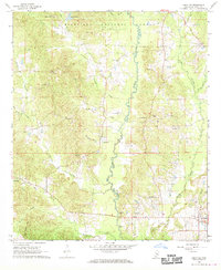 Louin SW 1968 topographic map thumbnail