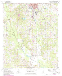 Louisville South 1972 topographic map thumbnail