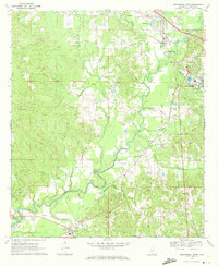 Mendenhall West 1970 topographic map thumbnail