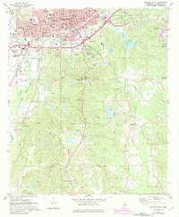 Meridian South 1971 topographic map thumbnail