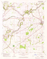Mooreville 1965 topographic map thumbnail