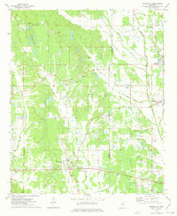 Mooreville 1973 topographic map thumbnail