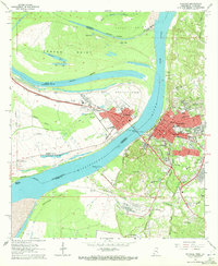 Natchez 1963 topographic map thumbnail