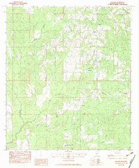 Necaise 1982 topographic map thumbnail