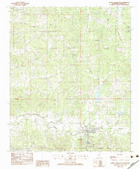 North Carrollton 1983 topographic map thumbnail