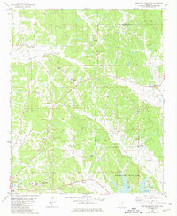 Northeast Pontotoc 1980 topographic map thumbnail
