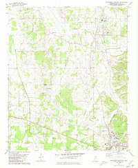 Northwest Pontotoc 1980 topographic map thumbnail