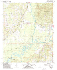 Ofahoma 1989 topographic map thumbnail