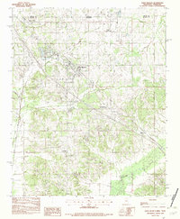 Olive Branch 1982 topographic map thumbnail