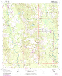 Ovett SE 1964 topographic map thumbnail