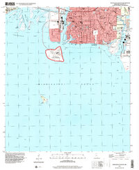 Pascagoula South 1996 topographic map thumbnail