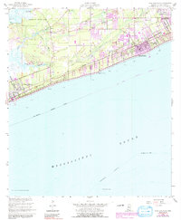 Pass Christian 1955 topographic map thumbnail