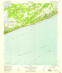 Pass Christian 1955 topographic map thumbnail
